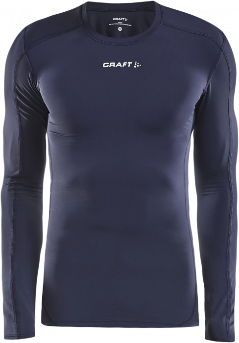 Craft - Baselayer Long Sleeve Adult - Blu navy & bianco