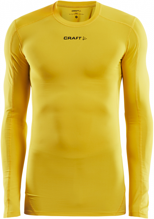 Craft - Baselayer Long Sleeve Adult - Amarillo & negro