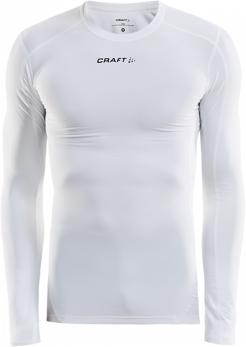 Craft - Baselayer Long Sleeve Kids - Branco & preto