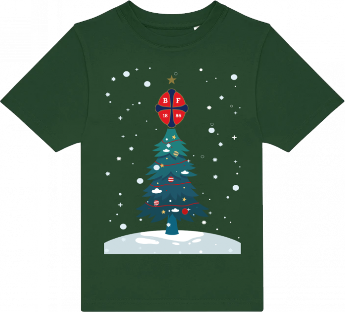 B&C - Bk Frem Christmas T-Shirt Kids - Bottle Green