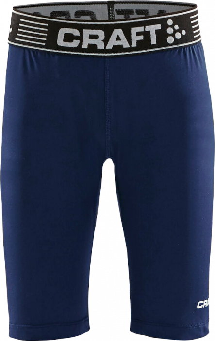 Craft - Compression Short Tights Youth - Blu navy