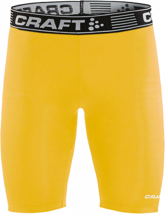 Craft - Compression Short Tights Mens - Yellow