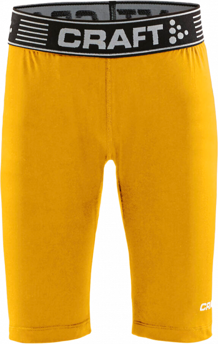 Craft - Compression Short Tights Youth - Jaune