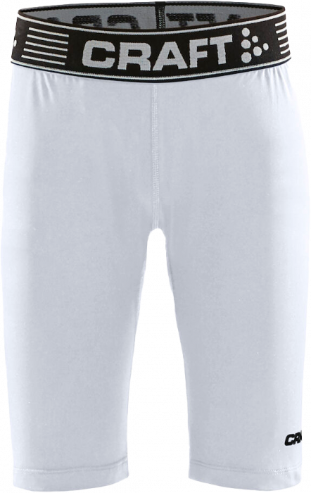 Craft - Compression Short Tights Youth - Biały